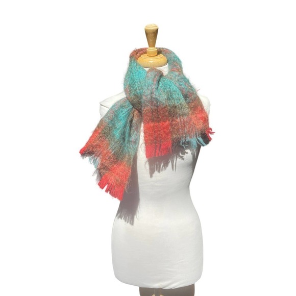 Andrew Stewart Vintage Mohair/Wool Made in Scotland Scarf - Picture 7 of 12